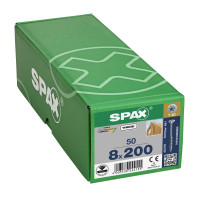 SPAX 8x200mm T-Star Plus T40 Flat CSK Screws – Wirox Coated (50 Pack)