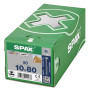 SPAX 10x80mm T-Star Plus T50 Flat CSK Screws – Wirox Coated (50 Pack)