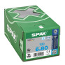 SPAX 6x80mm T-Star Plus T30 Flat CSK Screws – A2 Stainless Steel (100 Pack)