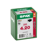 SPAX 4x20mm T-Star Plus T20 Pan Head Screws – Blax Coated (200 Pack)