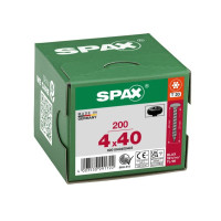SPAX 4x40mm T-Star Plus T20 Pan Head Screws – Blax Coated (200 Pack)