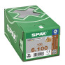 SPAX 6x100mm T-Star Plus T30 Washer Head Screws – Wirox Coated (100 Pack)