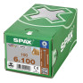 SPAX 6x100mm T-Star Plus T30 Washer Head Screws – Wirox Coated (100 Pack)