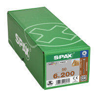SPAX 6x200mm T-Star Plus T30 Washer Head Screws – Wirox Coated (50 Pack)