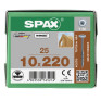 SPAX 10x220mm T-Star Plus T50 Washer Head Screws – Wirox Coated (25 Pack)