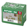 SPAX 3.5x40mm T-Star Plus T15 Flat CSK Screws – Wirox Coated (200 Pack)