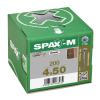 SPAX 4x50mm T-Star Plus T20 Flat CSK Screws – Wirox Coated (200 Pack)