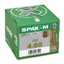 SPAX 4x60mm T-Star Plus T20 Flat CSK Screws – Wirox Coated (100 Pack)