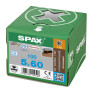 SPAX 5x60mm T-Star Plus T25 Decking Screws – A2 Stainless Steel (100 Pack)