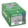 SPAX 7.5x60mm T-Star Plus T30 Flat CSK Screws – Wirox Coated (100 Pack)