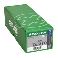 SPAX 7.5x210mm T-Star Plus T30 Flat CSK Screws – Wirox Coated (100 Pack)