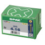 SPAX 4x16mm Pozi PZ2 Flat CSK Screws – Yellox Coated (200 Pack)