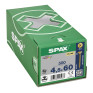 SPAX 4.5x60mm Pozi PZ2 Flat CSK Screws – Yellox Coated (500 Pack)