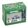 SPAX 5x30mm Pozi PZ2 Flat CSK Screws – Yellox Coated (200 Pack)