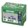 SPAX 5x30mm Pozi PZ2 Flat CSK Screws – Yellox Coated (200 Pack)