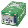 SPAX 5x50mm Pozi PZ2 Flat CSK Screws – Yellox Coated (200 Pack)