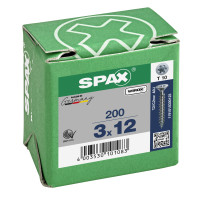 SPAX 3x12mm T-Star Plus T20 Flat CSK Screws – Wirox Coated (200 Pack)