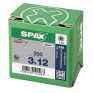 SPAX 3x12mm T-Star Plus T20 Flat CSK Screws – Wirox Coated (200 Pack)