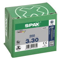 SPAX 3x30mm T-Star Plus T20 Flat CSK Screws – Wirox Coated (200 Pack)