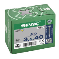 SPAX 3.5x40mm T-Star Plus T20 Flat CSK Screws – Wirox Coated (200 Pack)