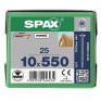 SPAX 10x550mm T-Star Plus T50 Flat CSK Screws – Wirox Coated (25 Pack)