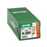 SPAX 6x120mm T-Star Plus T30 Cylindrical Head Screws – Wirox Coated (100 Pack)