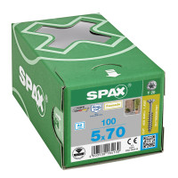 SPAX 5x70mm Facade Screws Raised CSK T-Star Plus T20 – A2 Stainless Steel (100 Pack)