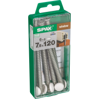 SPAX 7.5x120mm T-Star Plus T30 Flat CSK Screws – Wirox Coated (6 Pack)