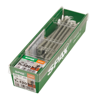 SPAX 7.5x120mm T-Star Plus T30 Flat CSK Screws – Wirox Coated (18 Pack)