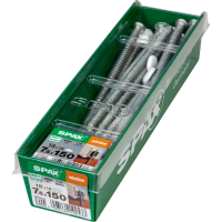 SPAX 7.5x150mm T-Star Plus T30 Flat CSK Screws – Wirox Coated (18 Pack)