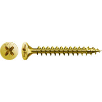 SPAX 4x30mm Pozi PZ2 Flat CSK Screws – Yellox Coated (200 Pack)