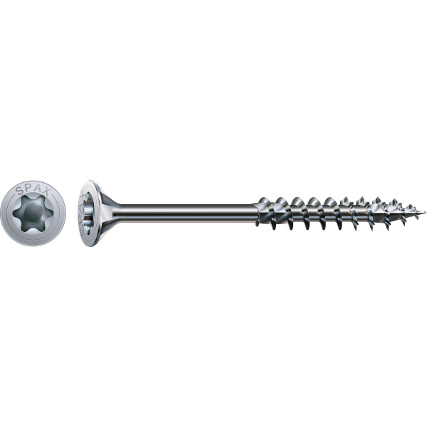 SPAX 8x200mm T-Star Plus T40 Flat CSK Screws – Wirox Coated (50 Pack)