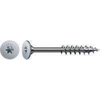 SPAX 4x30mm T-Star Plus T20 Flat Flange Head Cabinet Connecting Screws – Nickel-Plated (200 Pack)